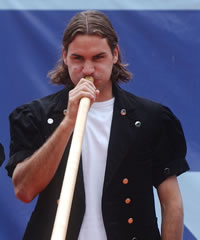 Trailing 0-2 sets and 1-4 in the third in the best-of-five set Miami final Sunday, things looked pretty bleak for world No. 1 <a href='http://www.tennis-x.com/playernews/Roger-Federer.php' id=namelink>Roger Federer</a>.