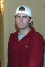 Mardy Fish shows game face.